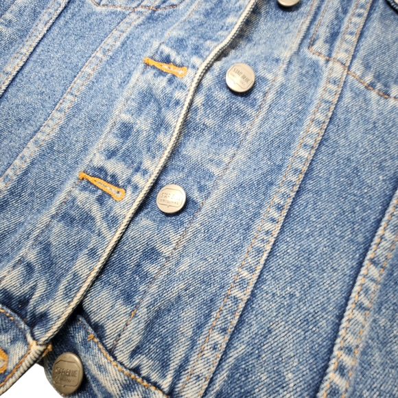 Star Blue Vintage 90s Denim Jacket Women's Size Medium Blue Jean Y2K - Picture 7 of 12